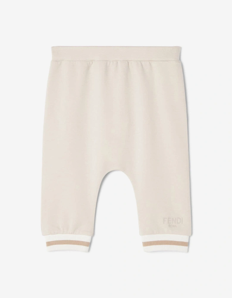 Baby Logo Joggers in Beige