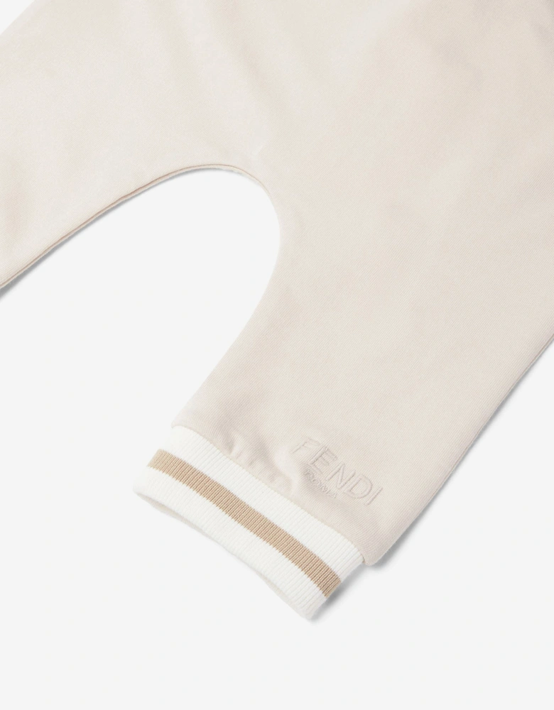 Baby Logo Joggers in Beige