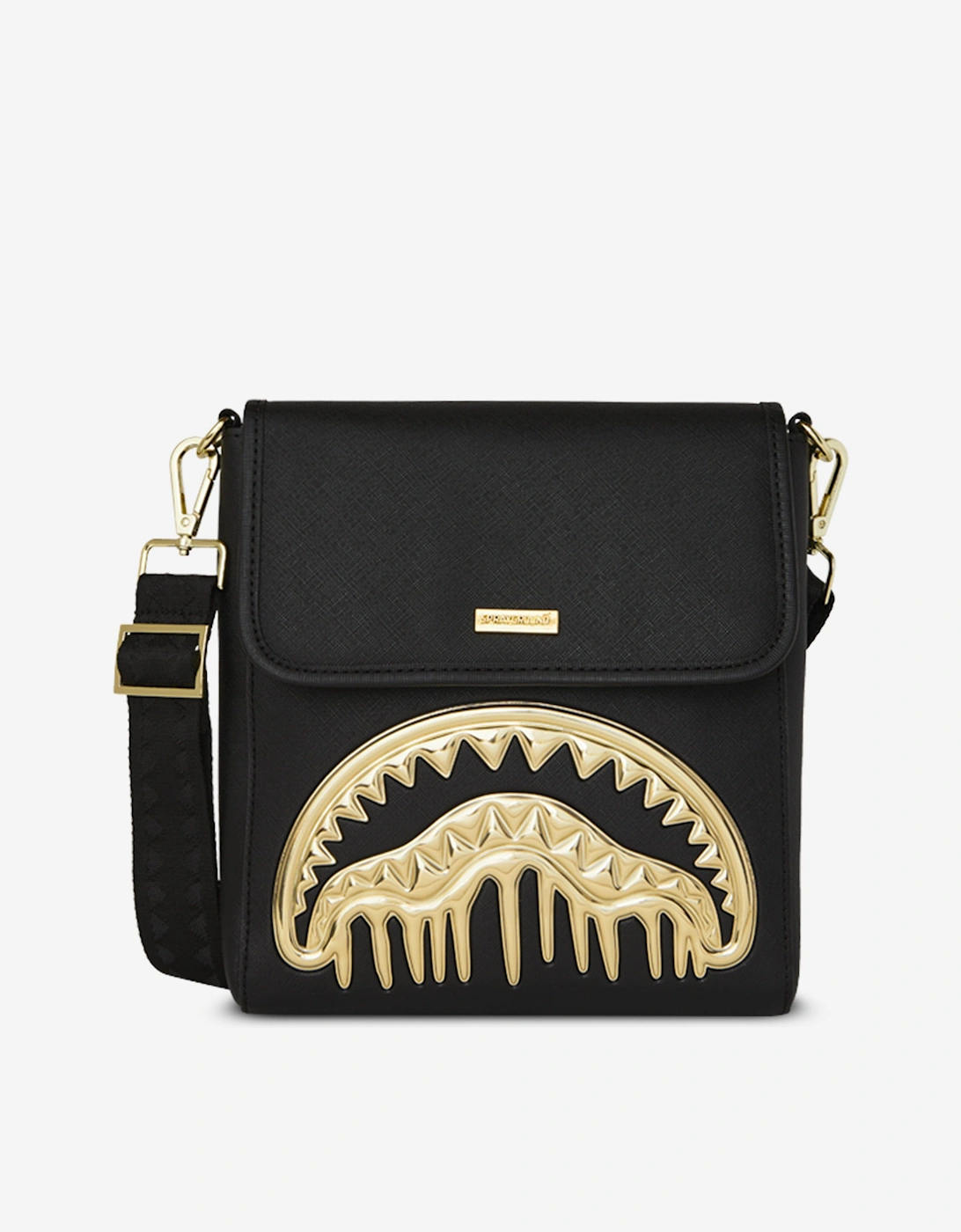 Kids Gold and Dangerous Messenger Bag in Black (45.72cm), 6 of 5