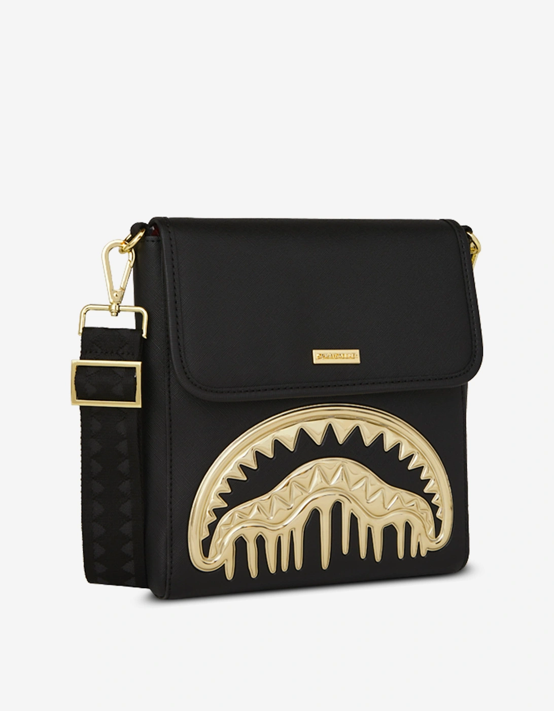 Kids Gold and Dangerous Messenger Bag in Black (45.72cm)