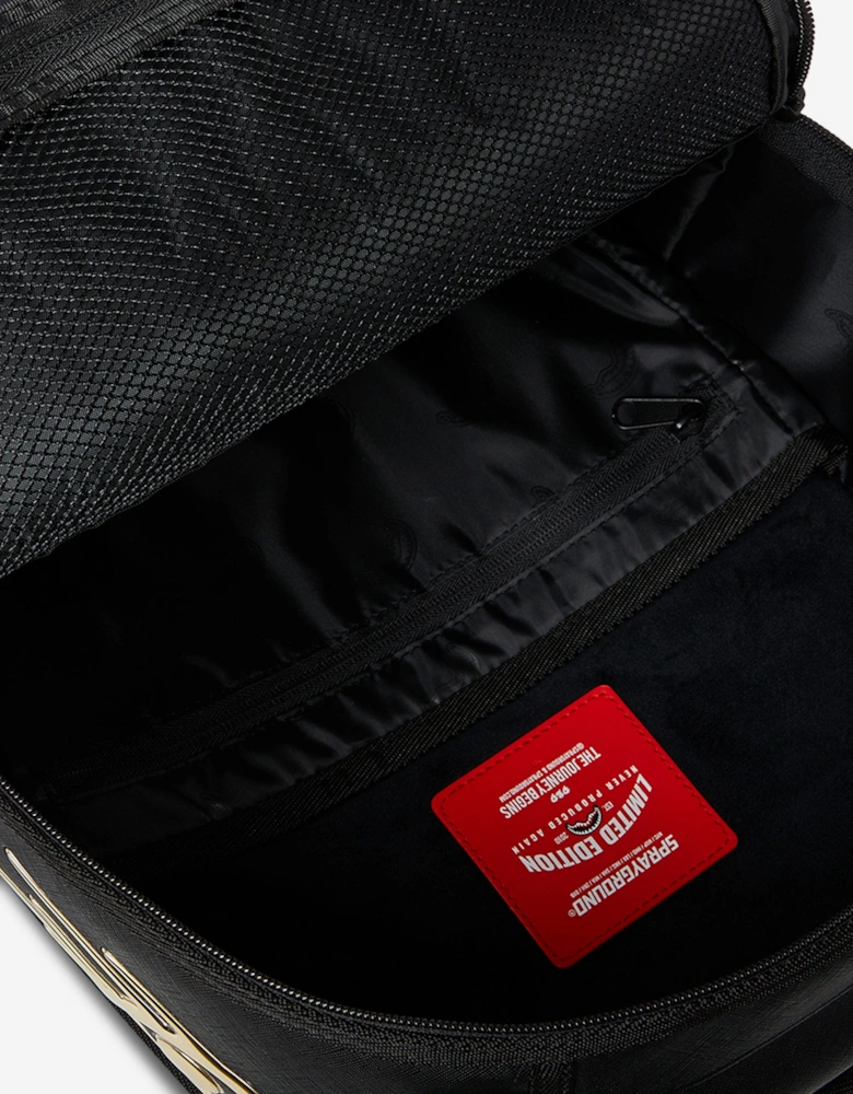 Kids Gold and Dangerous Backpack in Black (45.72cm)