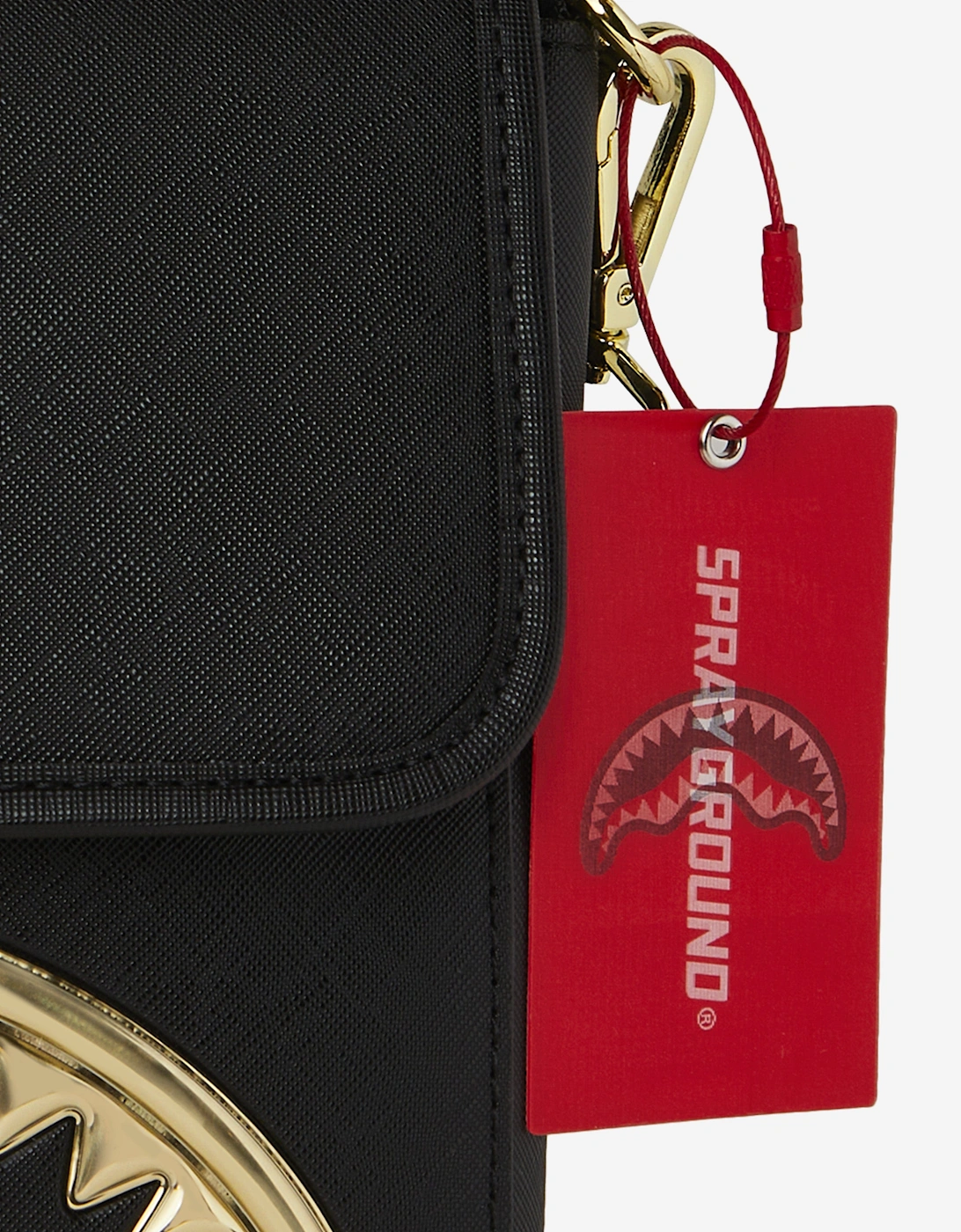 Kids Gold and Dangerous Messenger Bag in Black (45.72cm)