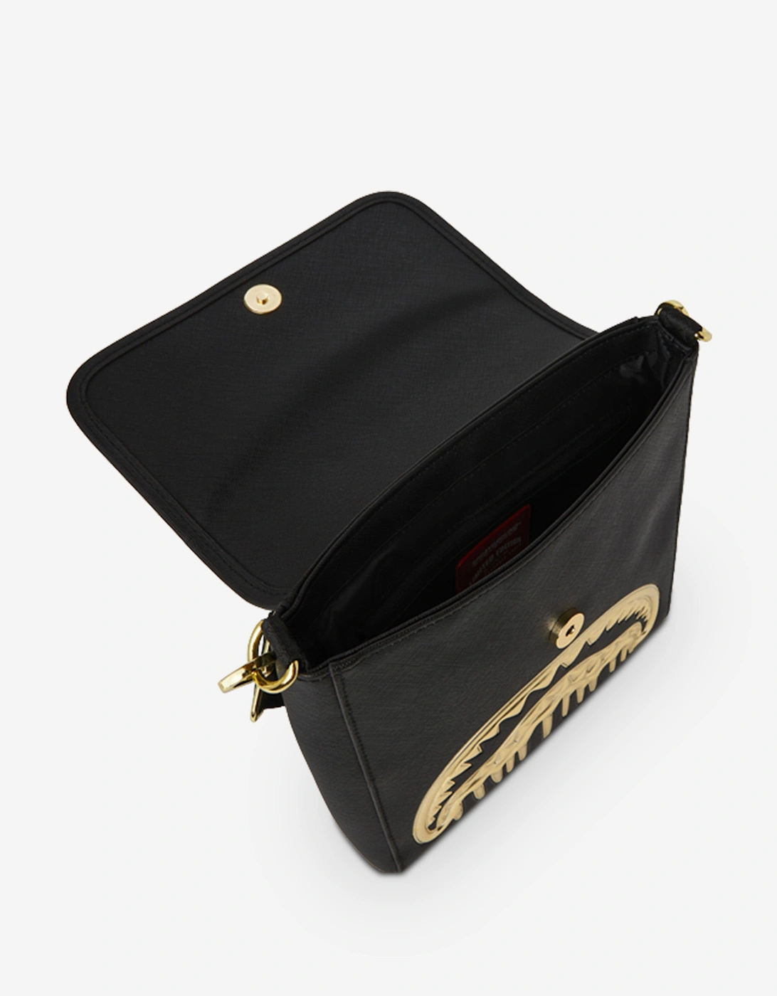 Kids Gold and Dangerous Messenger Bag in Black (45.72cm)