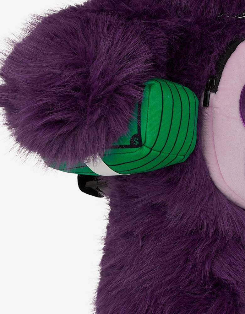 Kids Fur Cray Money Bear Backpack in Purple (63cm)