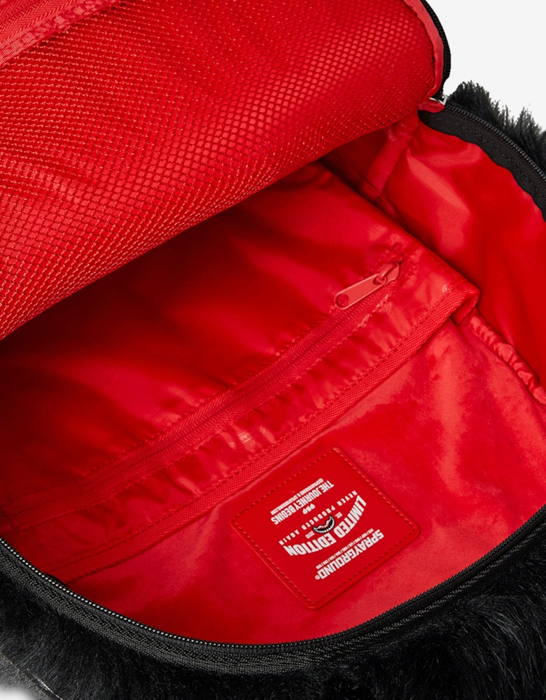 Kids Fur Cray Backpack in Black (45.72cm)