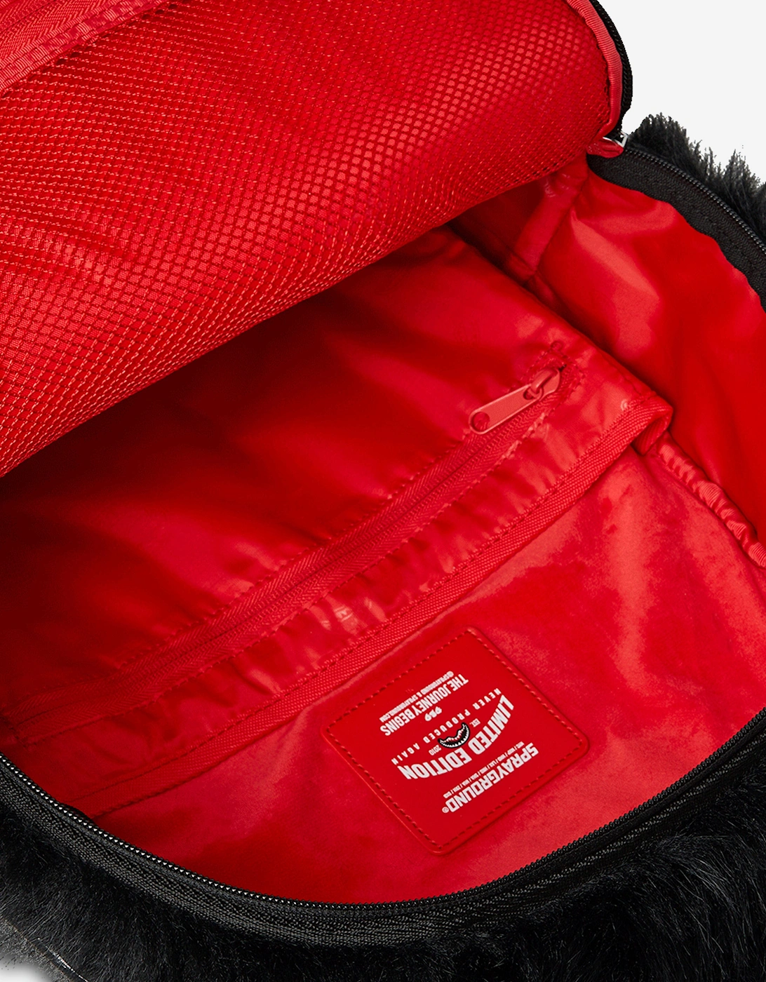 Kids Fur Cray Backpack in Black (45.72cm)