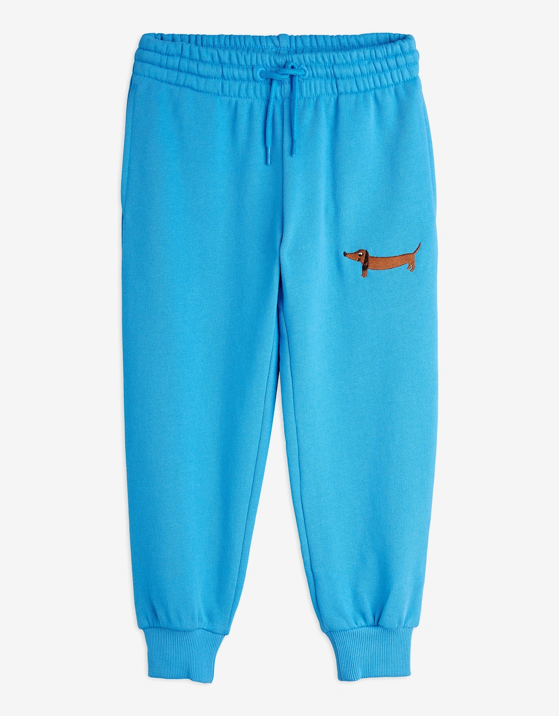 Kids Embroidered Dog Joggers in Blue, 5 of 4