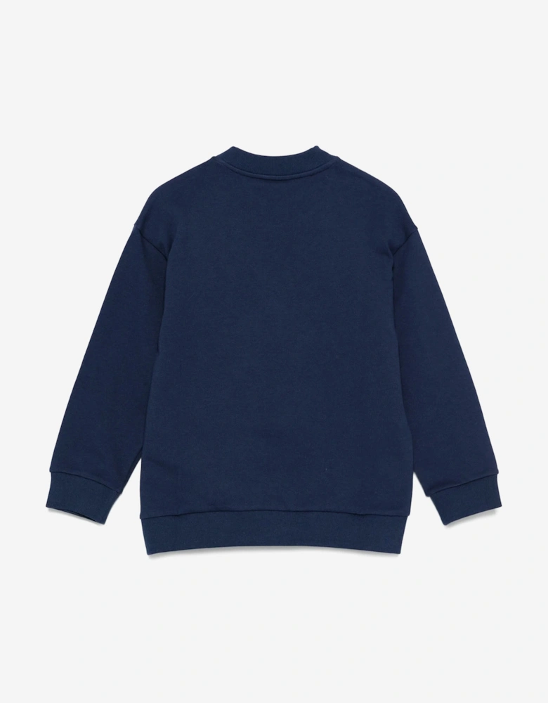 Boys Squirrel Sweatshirt in Navy