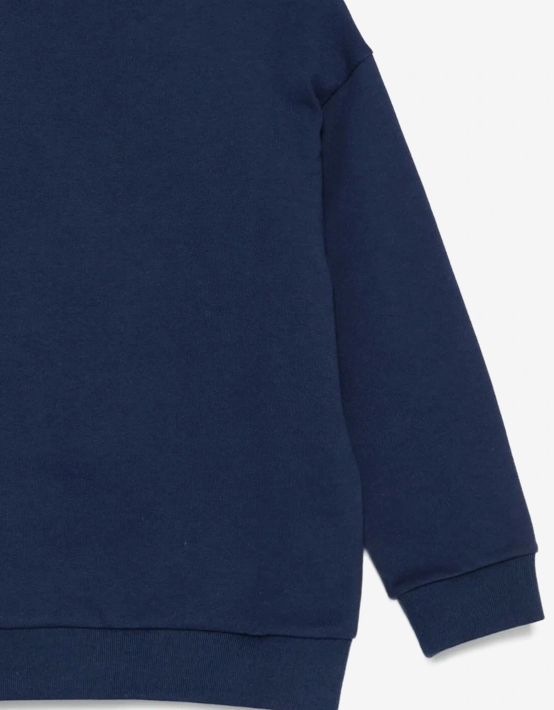 Boys Squirrel Sweatshirt in Navy