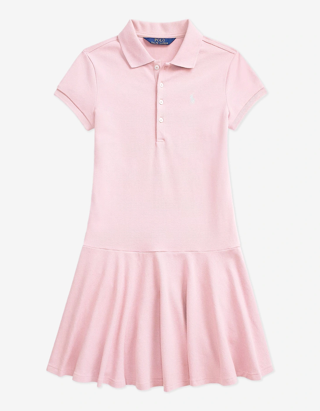 Ralph Lauren Girls Pink Logo Polo Dress In  4 Years Size 4 Yrs Kids