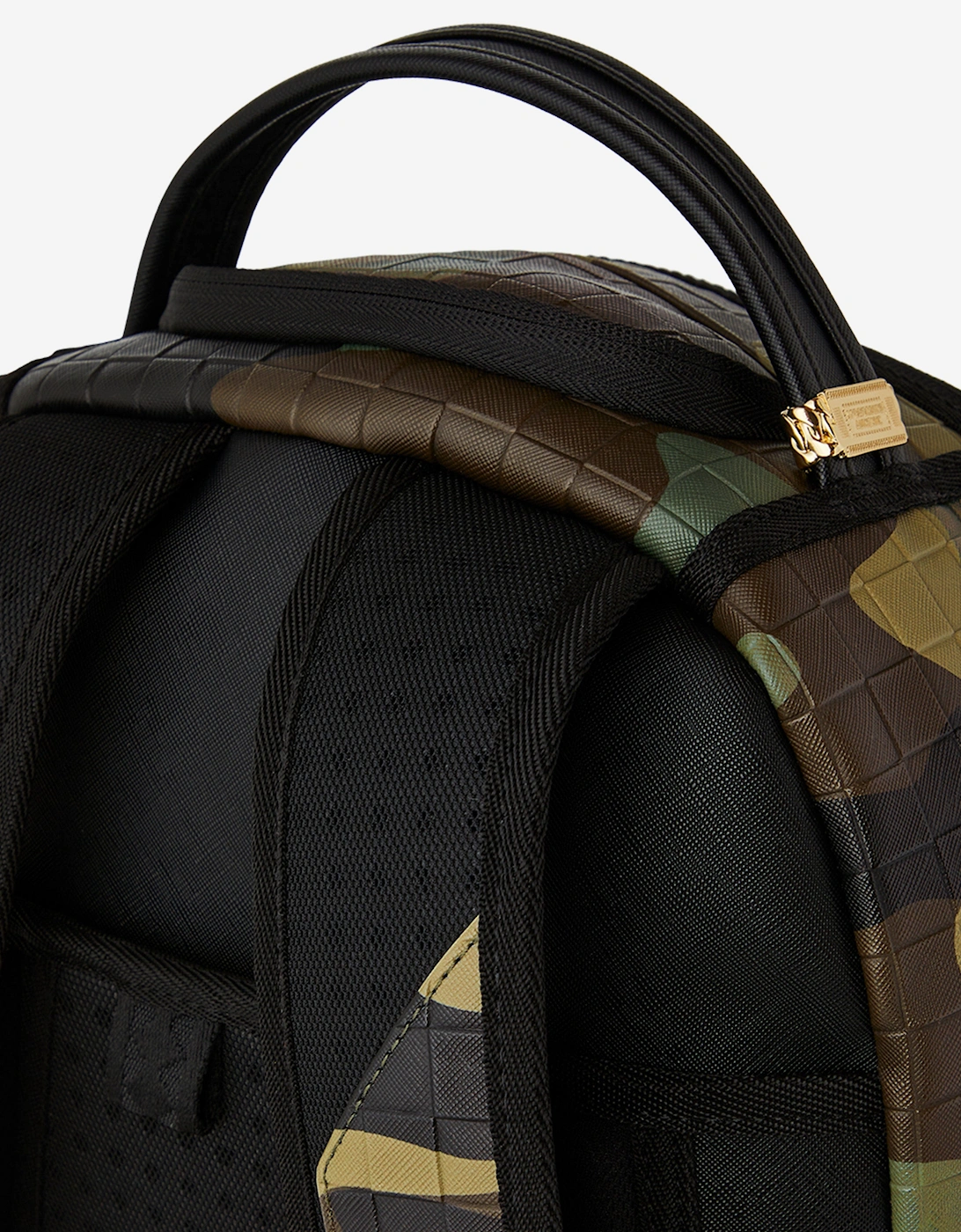 Kids Woodland Camo Check Backpack in Green (45.72)