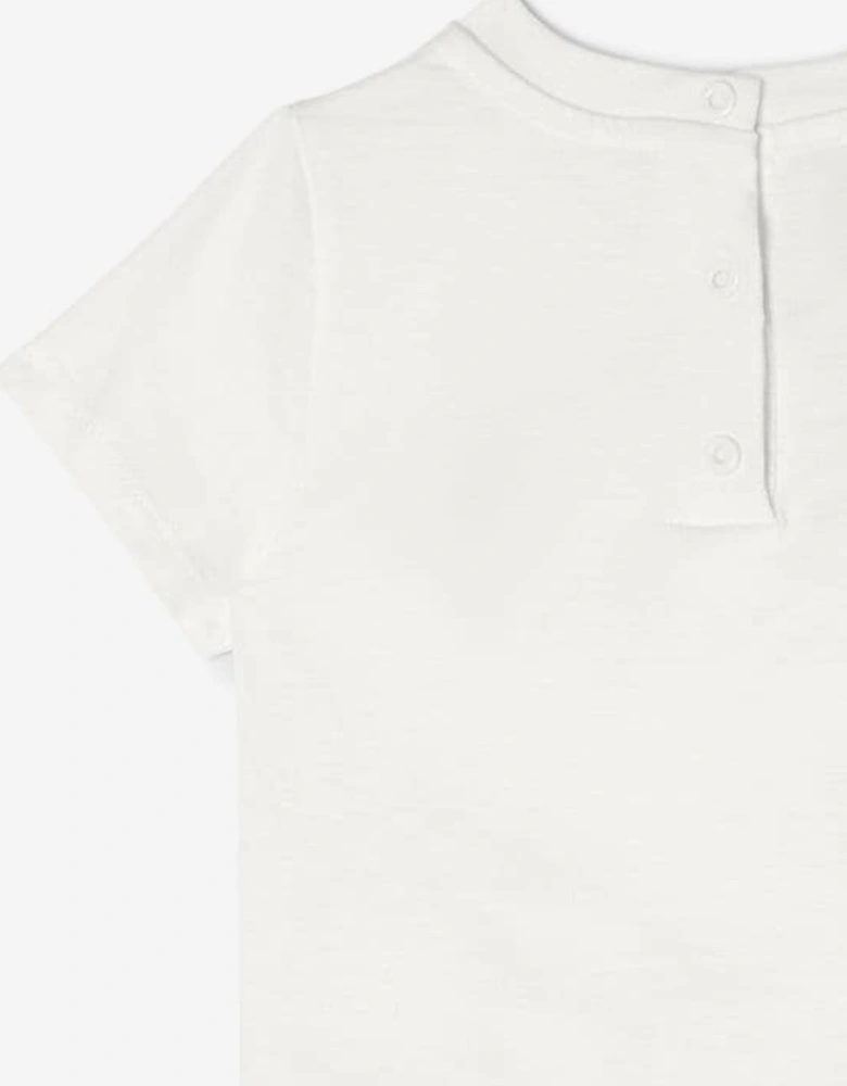 Baby Bear Pocket T-Shirt in White