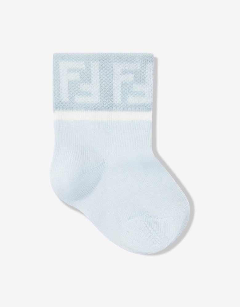 Baby Boys Logo Socks Set (5 Pairs) in Multicolour