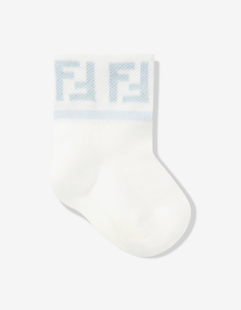 Baby Boys Logo Socks Set (5 Pairs) in Multicolour