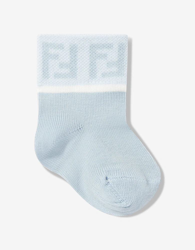 Baby Boys Logo Socks Set (5 Pairs) in Multicolour