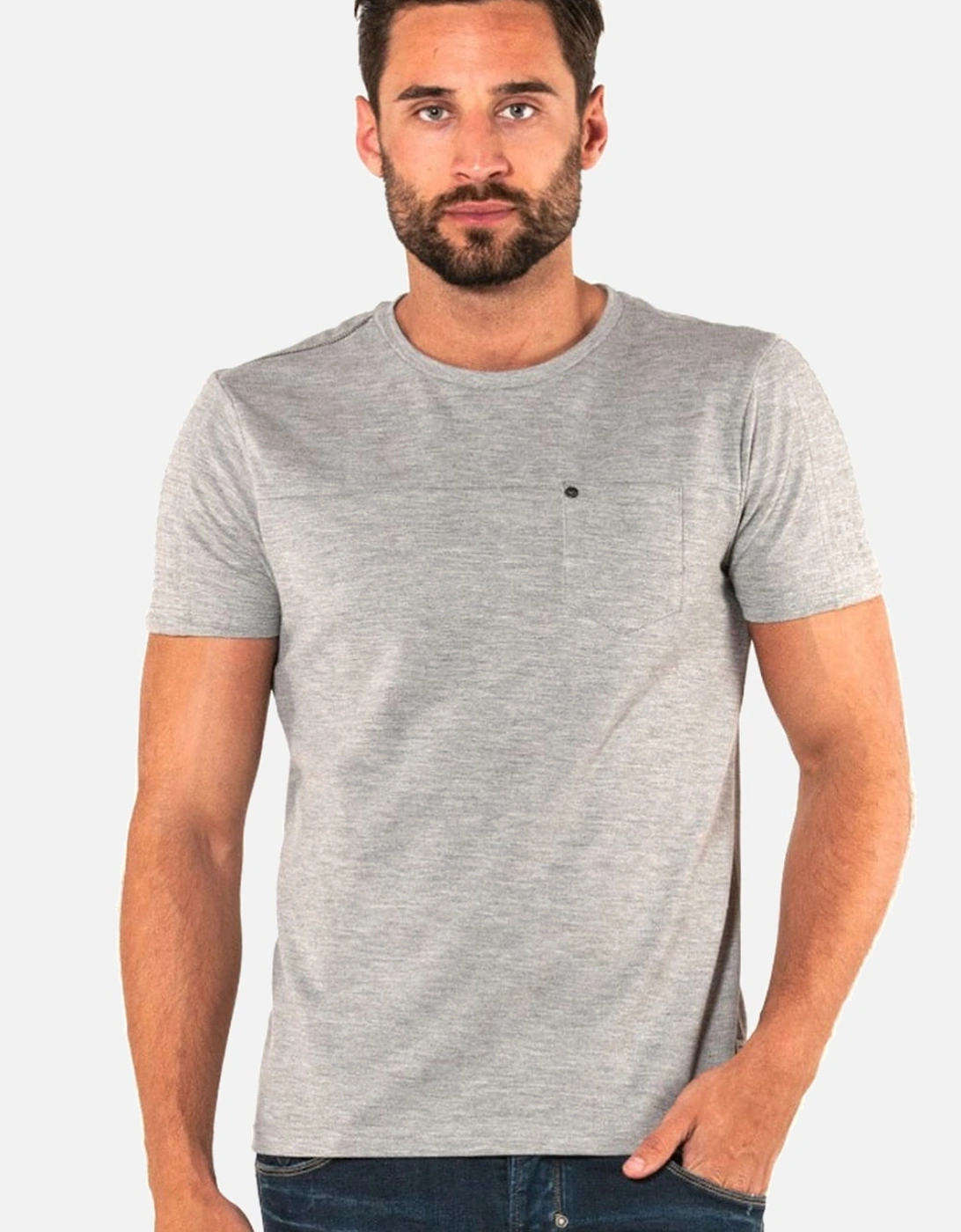 Bradley Jersey T-Shirt Marl Grey