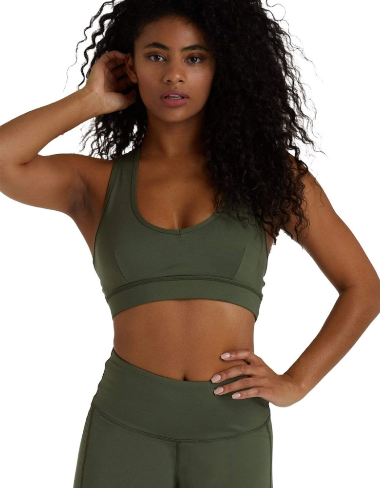 Dusty Olive Racer Back 'Bra'
