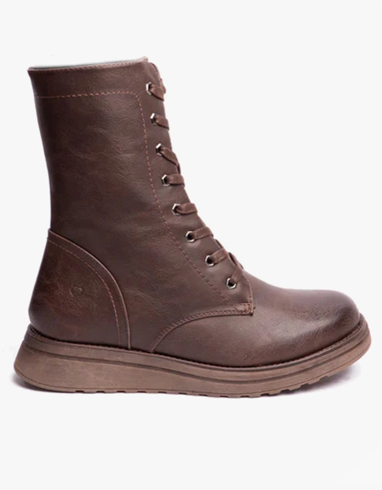 MARTINA4 Womens Ankle Boots Chocolate