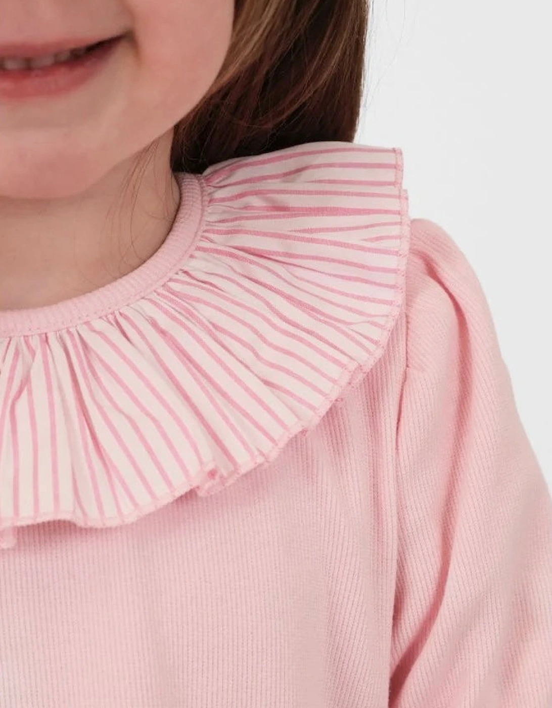 Girls Pink Ribbed ‘Leah’ Legging Set