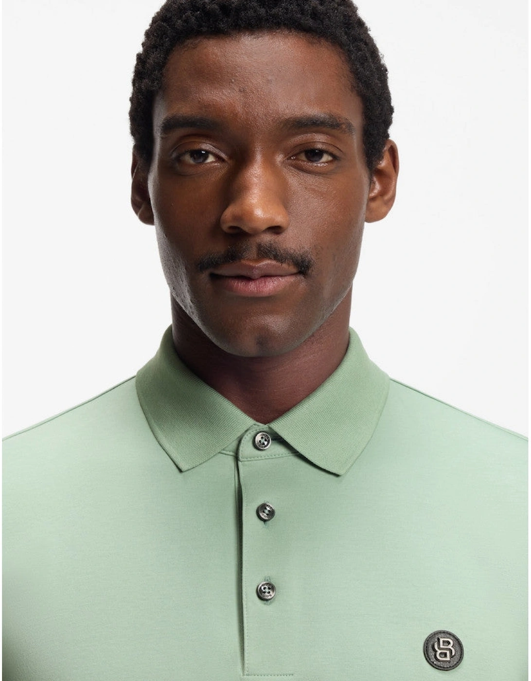 BOSS Black C-Parris 01 Polo Shirt A2-25 373 Open Green