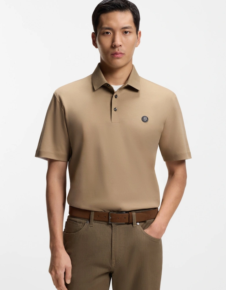 BOSS Black C-Parris 01 Polo Shirt A2-25 252 Dark Beige