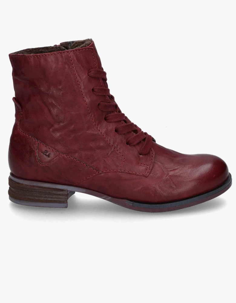 SANJA 01 Womens Boots Burgundy