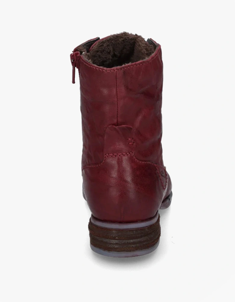 SANJA 01 Womens Boots Burgundy