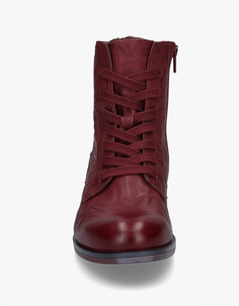 SANJA 01 Womens Boots Burgundy