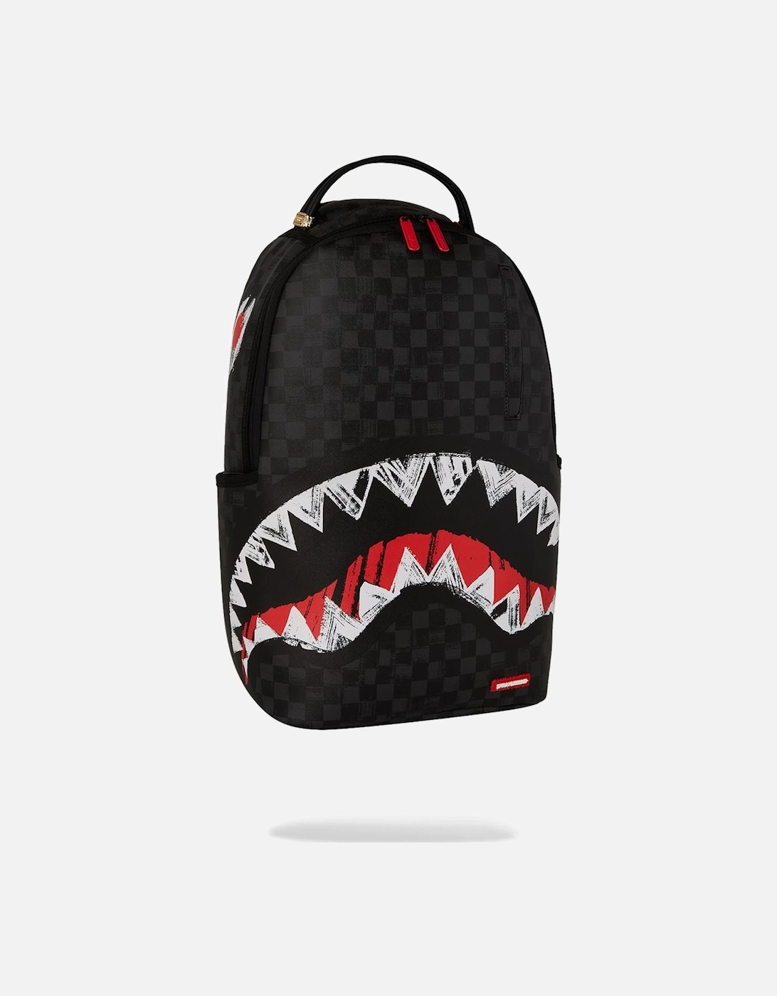Scribble Shark Check Backpack - Grey/Black, 10 of 9