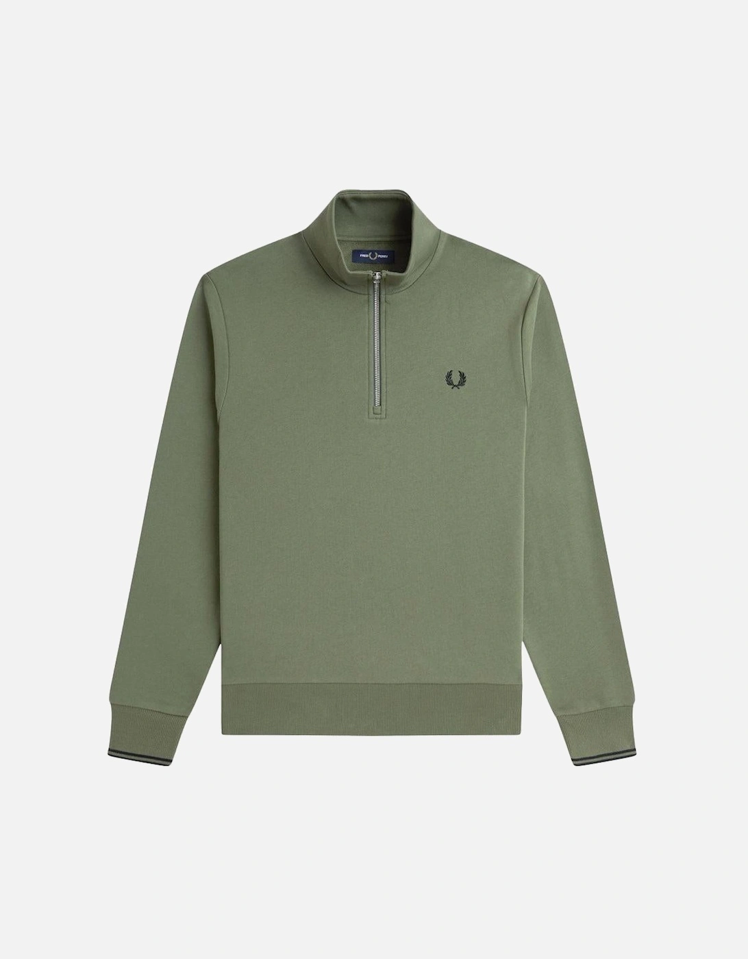 Half Zip Sweatshirt Laurel Wreath Green/Black, 5 of 4