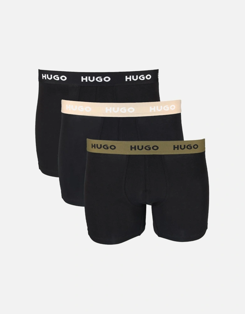 HUGO 3-Pack Boxer Briefs, Black