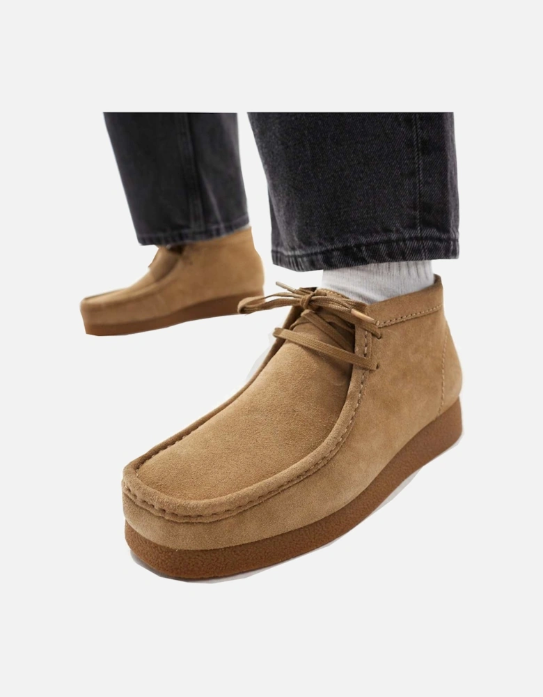 Originals Wallabee Evo Suede Boots Dark Sand