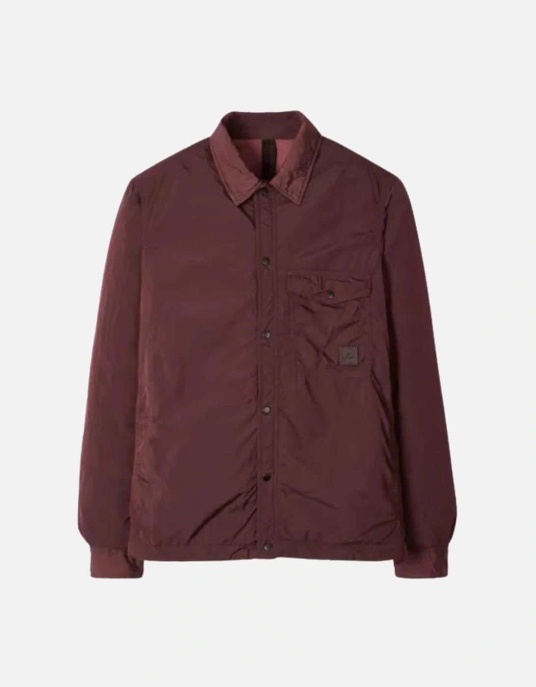 Men's PS Paul Smith Shirt Jacket 28 Burgundy - Red - Size: 38/Regular