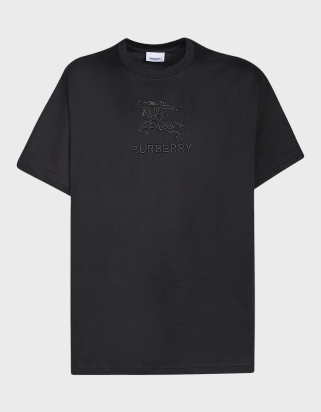 Cotton T Shirt Embroidered Black, 6 of 5
