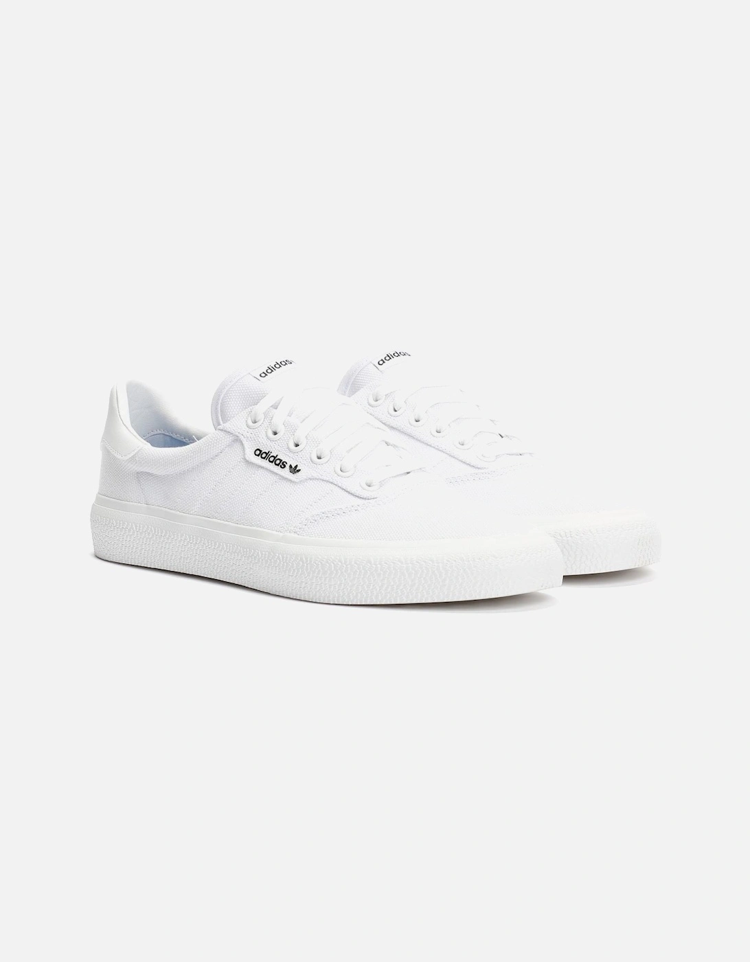 3MC Canvas White Trainers, 9 of 8