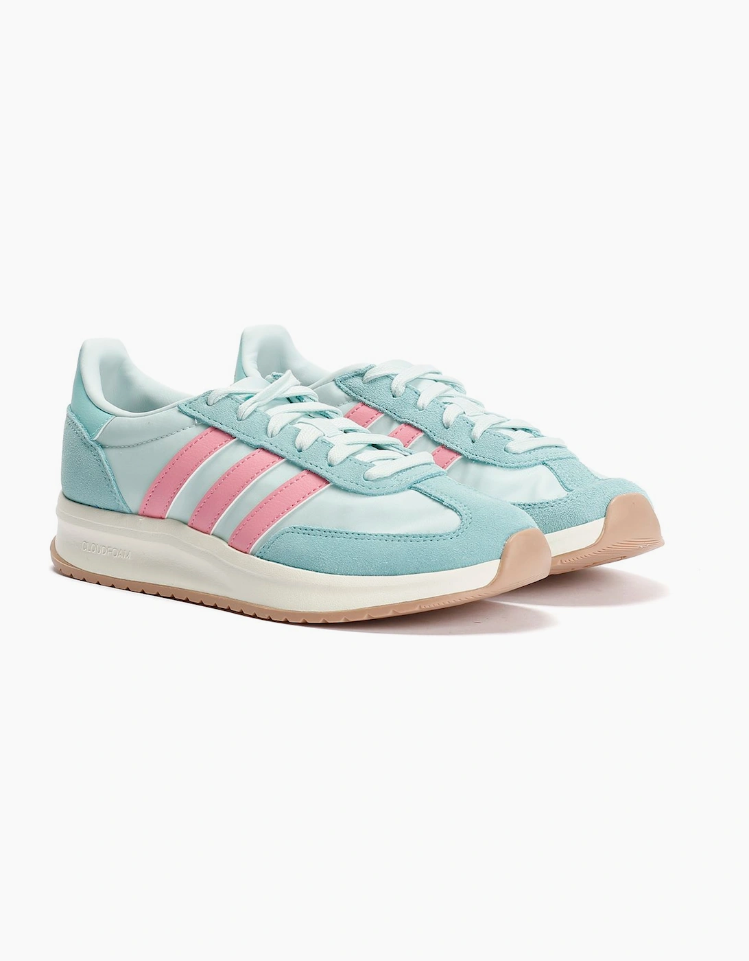 Women's Adidas Run 70s 2.0 Leather Women's Blue Trainers - Size: UK 5 / eu 38 / us 6.5