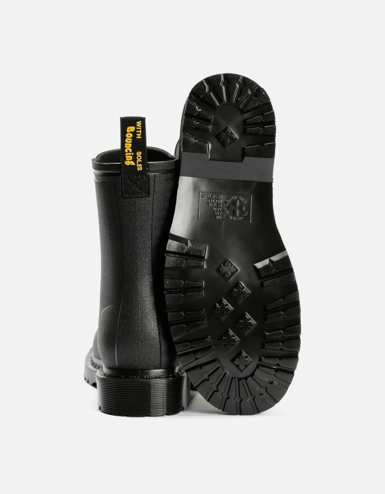 Dr. Martens 1460 Rain Pull On Black Boots