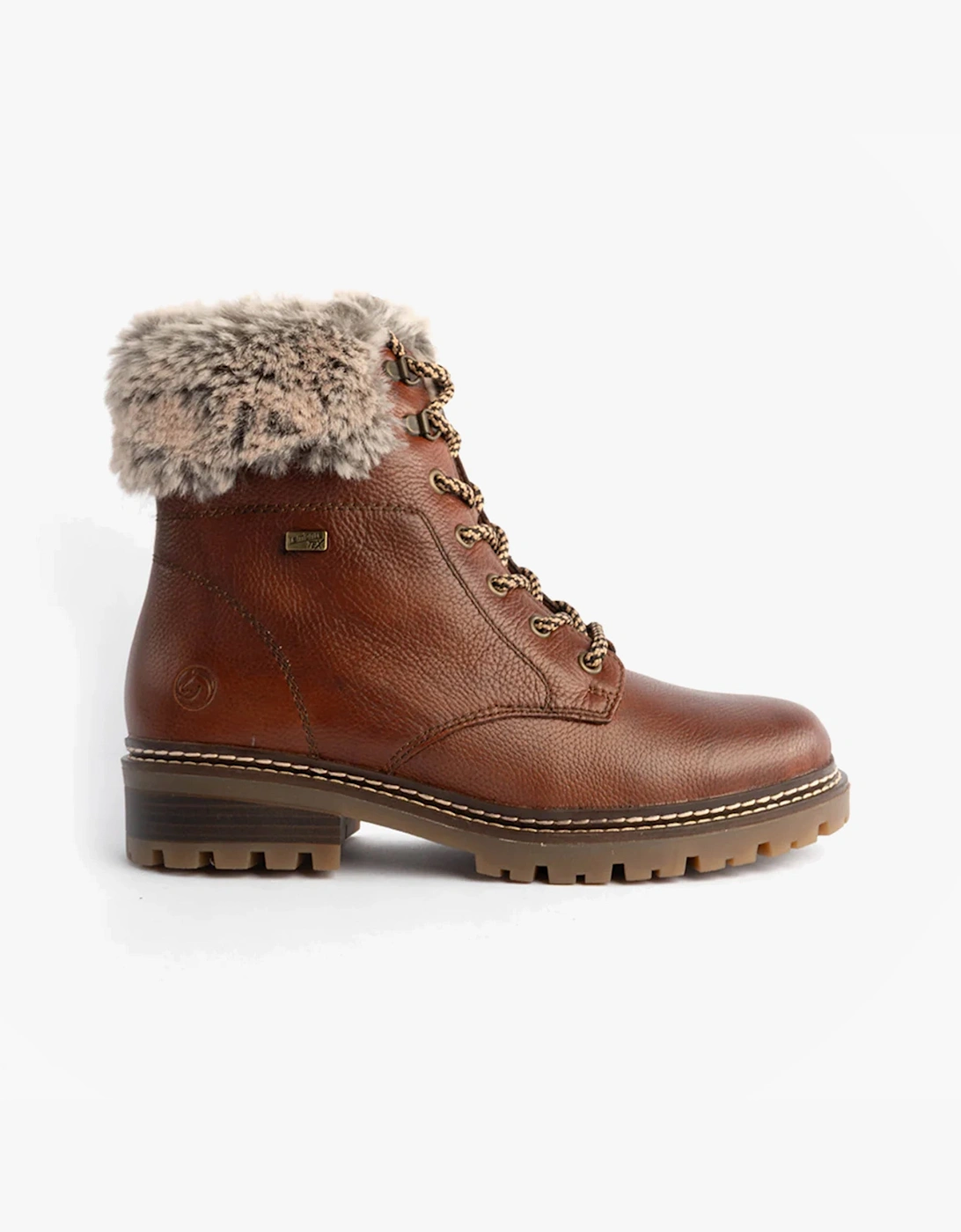 Women's Remonte D0B74-24 Womens Fur Ankle Boots Brown - Size: 8
