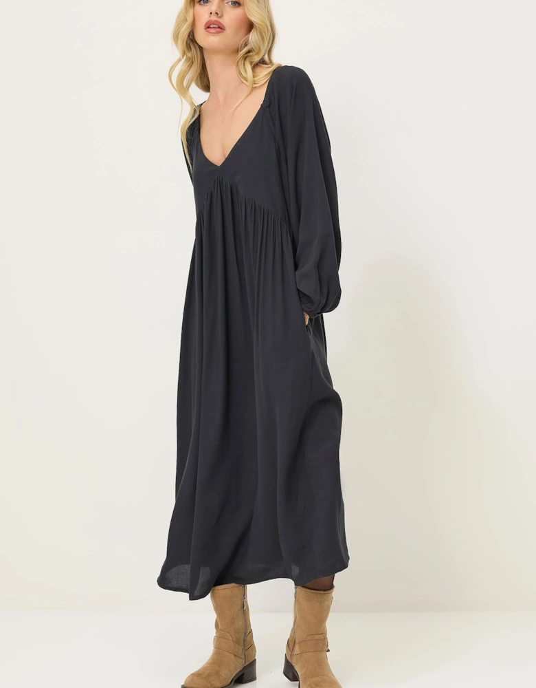 Petite Tie Smock Dress