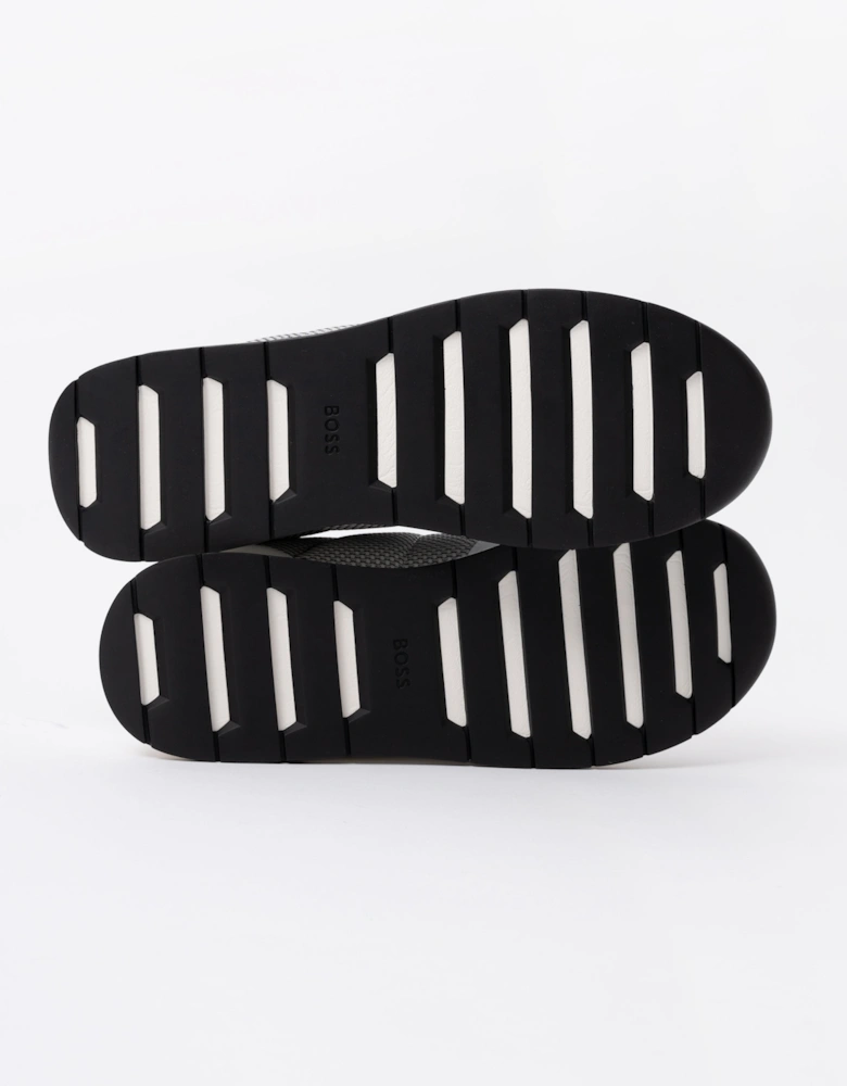 BOSS Orange Mens Titanium Runn Mesh Trainers - Natural 101