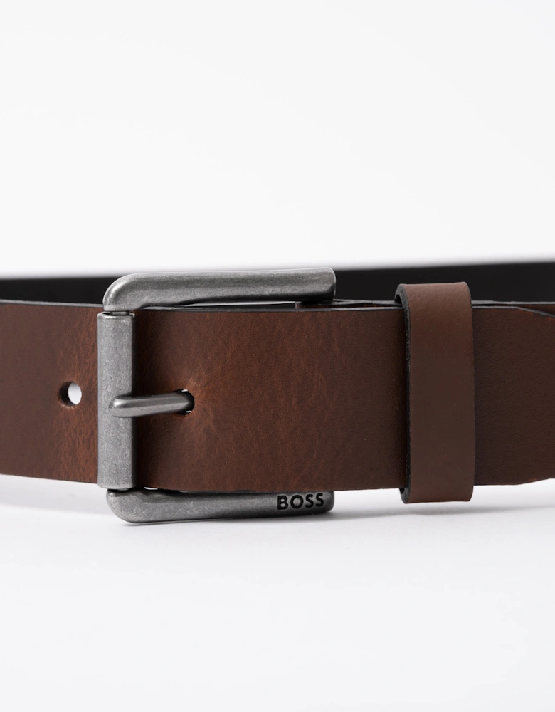 BOSS Orange Mens Joris Belt - Dark Brown 203