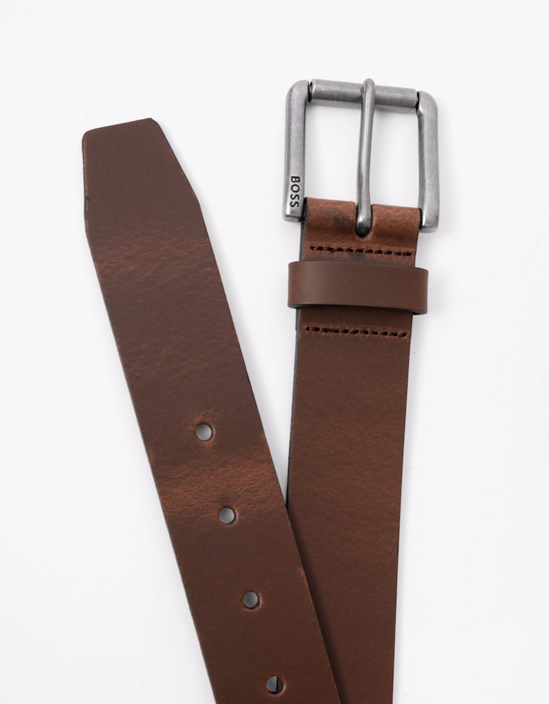 BOSS Orange Mens Joris Belt - Dark Brown 203
