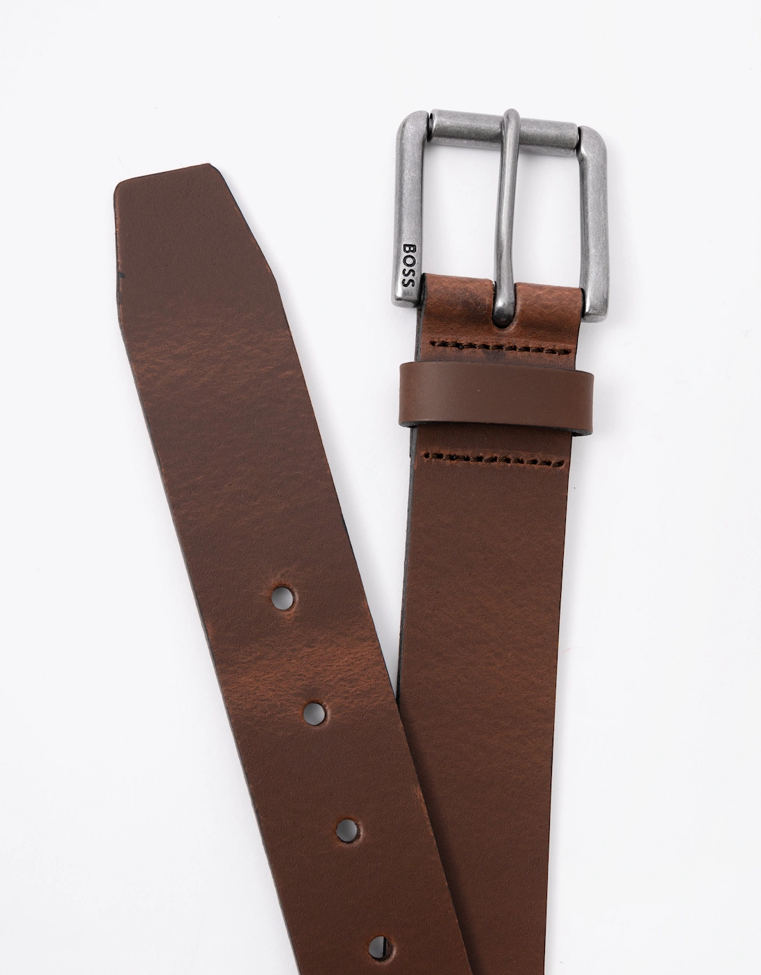BOSS Orange Mens Joris Belt - Dark Brown 203