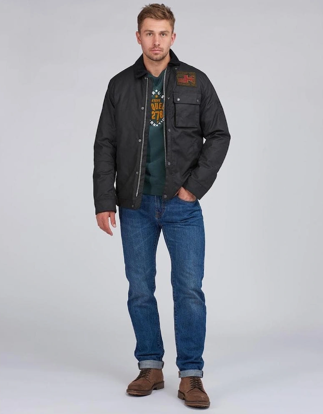 Workers Wax Mens Jacket - Black