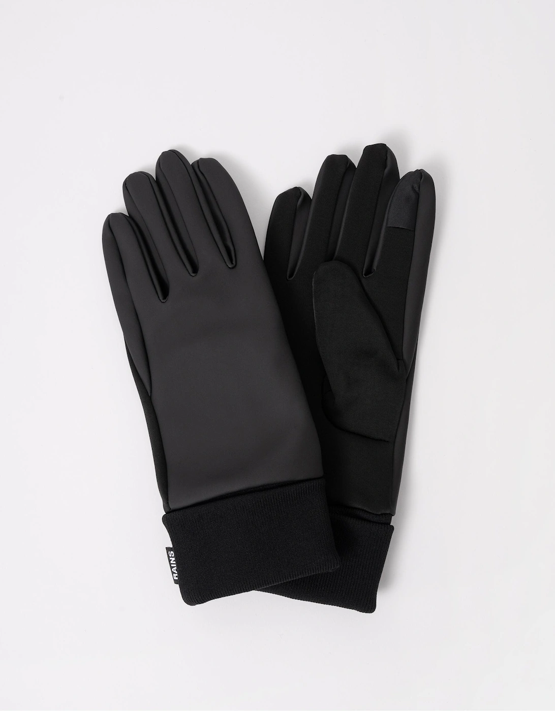 Rains Women's Black Gloves - Size M