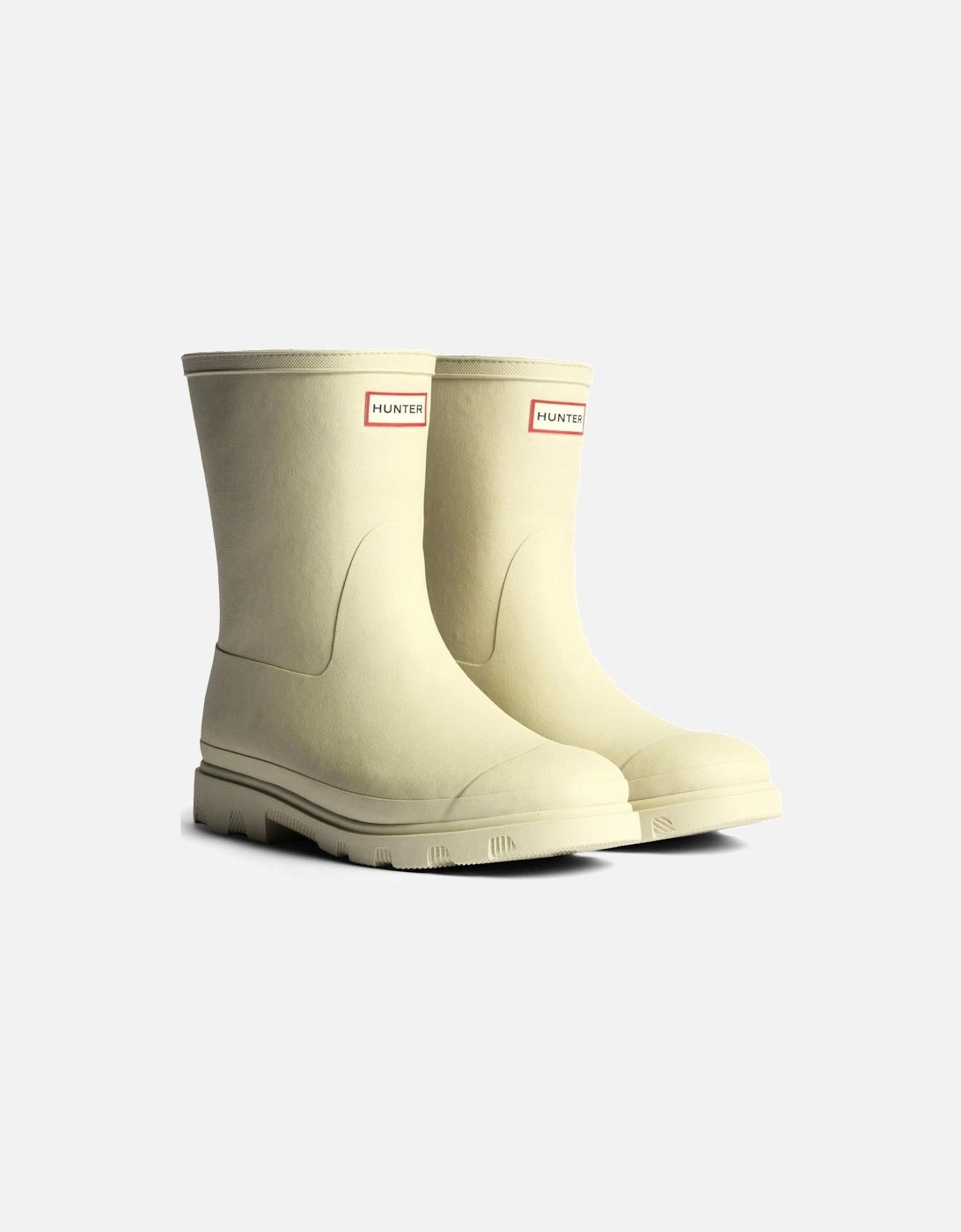 Men's Hunter Downpour Short Insulated Boot Rubber Men's Gravel Wellington Boots - Grey - Size: 9