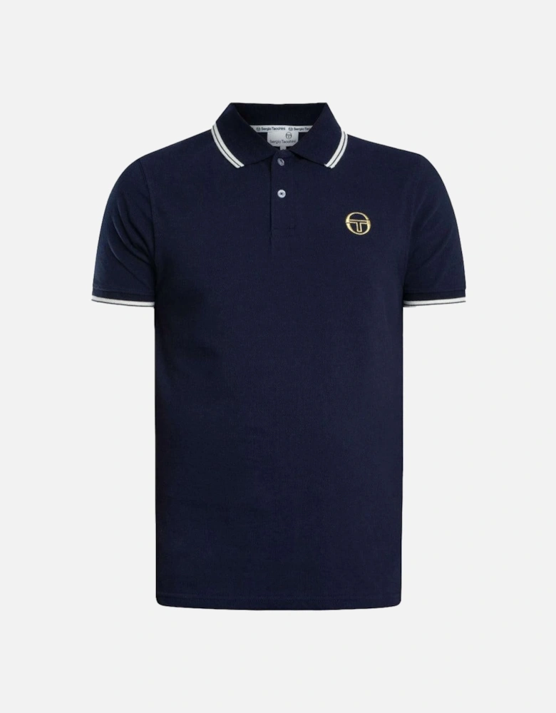 020 Twin Tipped Polo Shirt Maritime Blue/Gardenia