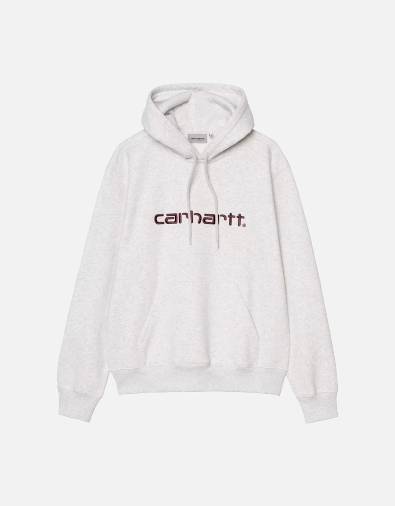 Logo Carhartt Hoodie Ash Heather/Rondo