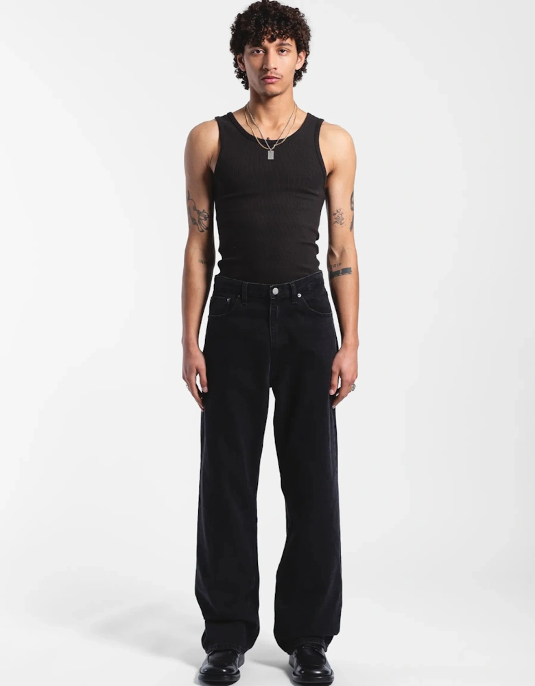 Omar Relaxed Denim - Worn Black