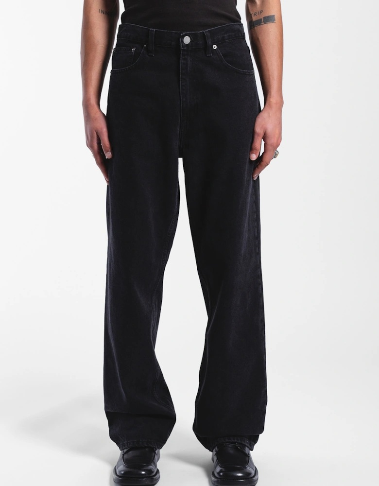 Omar Relaxed Denim - Worn Black